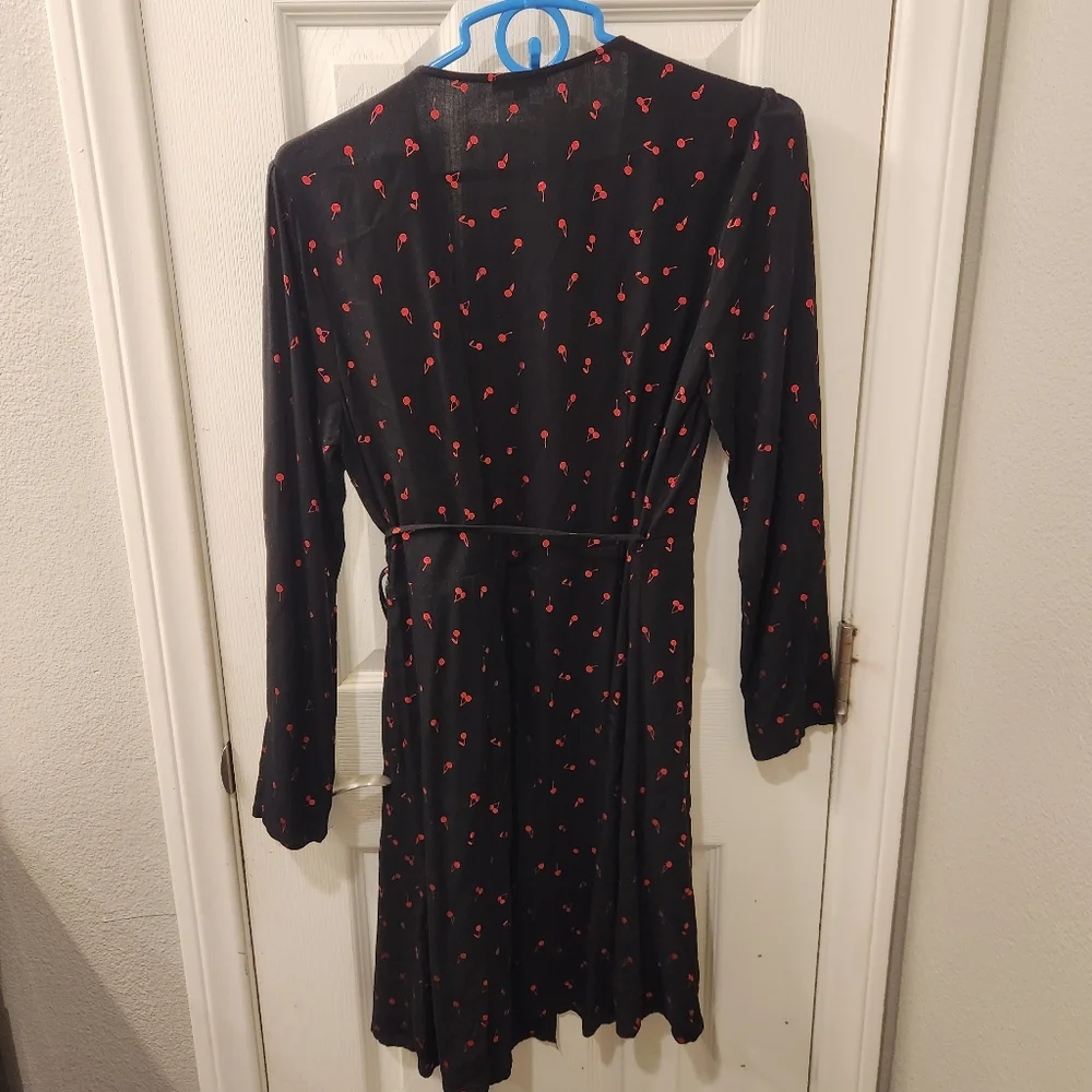 Rails lola metallic cherries dress size s